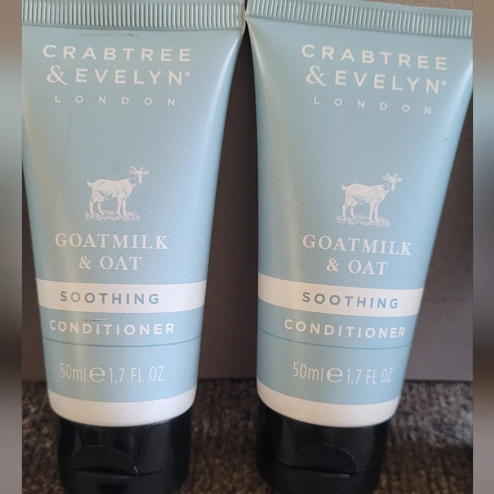 Crabtree & Evelyn Goatmilk & Oat Soothing Conditioner Set Of Four